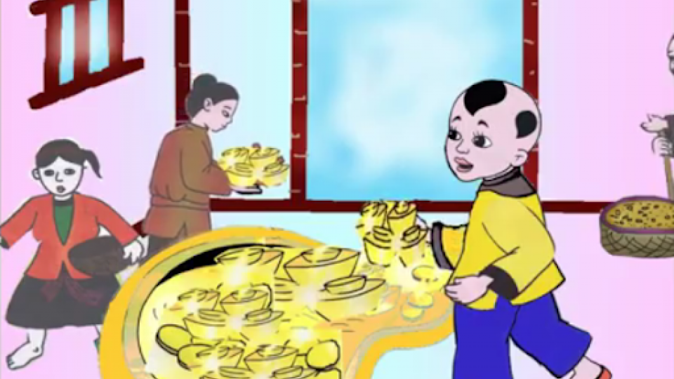 Kể chuyện cổ tích: Quả bầu tiên