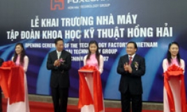 Khai trương nhà máy đầu tiên của tập đoàn Hồng Hải tại Việt Nam