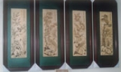 Tứ quý trong tranh dân gian Đông Hồ