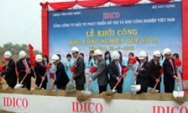 IDICO đầu tư gần 500 tỷ đồng xây dựng hạ tầng KCN Quế Võ II