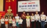Báo Bắc Ninh: Khen thưởng các cháu học sinh giỏi, tiên tiến là con em CBCNVC đơn vị