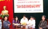 Hồ sơ Dân ca Quan họ Bắc Ninh chính thức trình UNESCO