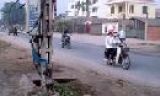 Nguy hiểm từ những cột điện