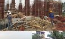 Tiến độ chậm do lối vào công trường khó khăn  