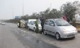 Tai nạn liên hoàn trên Quốc lộ 1A, 3 ô tô hư hỏng nặng