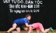 Thành công từ giải vô địch vật tự do, vật dân tộc tỉnh năm 2011