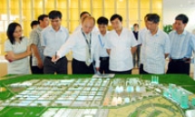 Bí thư Tỉnh ủy Trần Văn Túy kiểm tra công tác đầu tư xây dựng tại VSIP Bắc Ninh 
