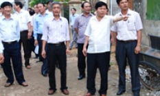 Ban chỉ đạo xây dựng nông thôn mới của tỉnh kiểm tra tiến độ triển khai tại các xã điểm