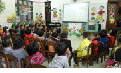 Chiếu phim khoa học lần đầu tiên cho trẻ em Bắc Ninh