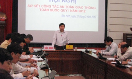 Hội nghị trực tuyến sơ kết công tác ATGT quý I