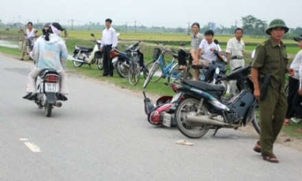 Xe mô tô phạm Luật Giao thông- xử lý không xuể