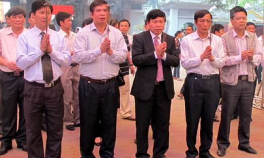 Âm vang trống hội Đền Đô 2012