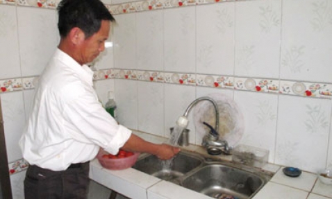 Nước sạch với người dân Tân Chi