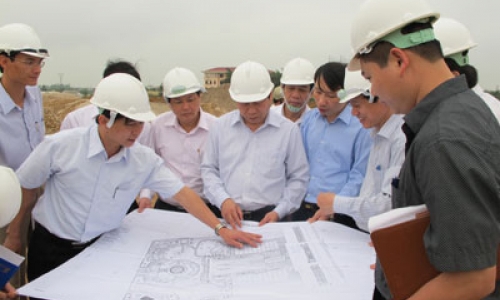 Chủ tịch UBND tỉnh Nguyễn Nhân Chiến kiểm tra tiến độ thi công Công viên cố Tổng Bí thư Nguyễn Văn Cừ