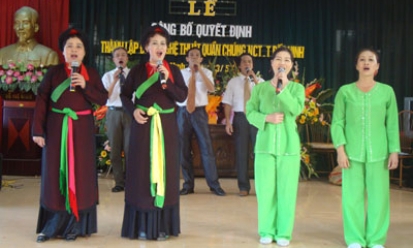 Thành lập Đoàn nghệ thuật quần chúng Người cao tuổi Bắc Ninh