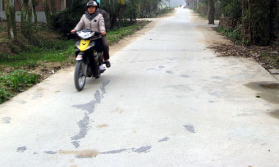 Lương Tài cứng hóa gần 21,7 km đường giao thông nông thôn