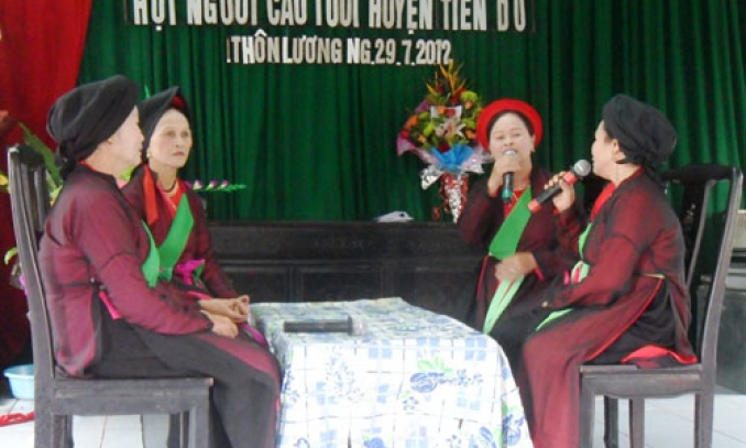 Giao lưu quan họ Người cao tuổi