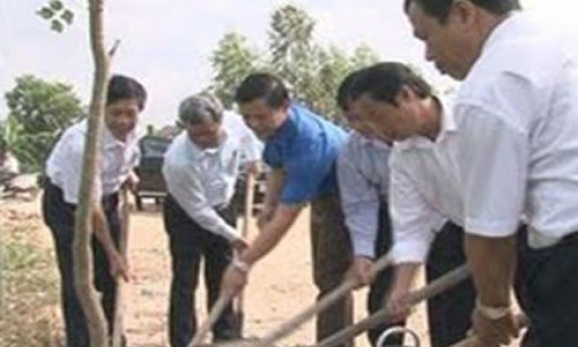 Phát động mô hình làng xã “Xanh, sạch, đẹp”