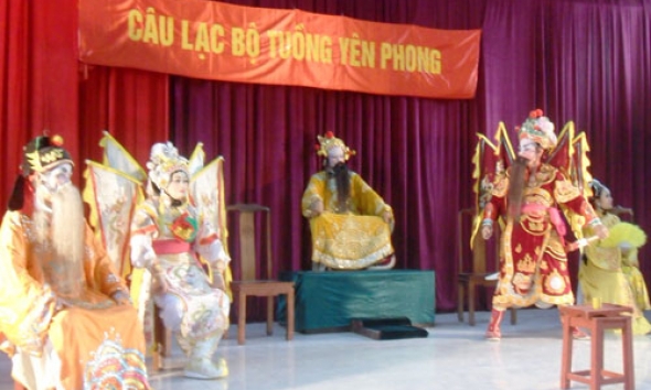 CLB Tuồng Yên Phong: Công diễn vở “Nữ tướng Đào Tam Xuân”