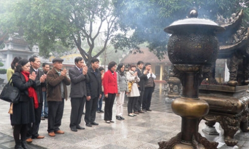 Thứ trưởng Bộ Văn hóa Thể thao và Du lịch làm việc tại Bắc Ninh về công tác quản lý và tổ chức lễ hội
