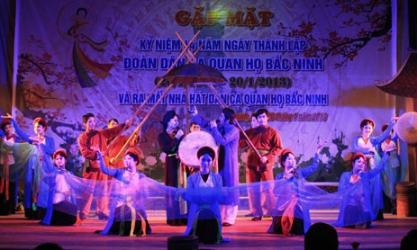 Ra mắt Nhà hát Dân ca Quan họ Bắc Ninh