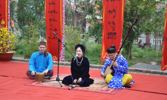 Tôn vinh nghệ thuật truyền thống lễ hội khán hoa Chùa Phật Tích
