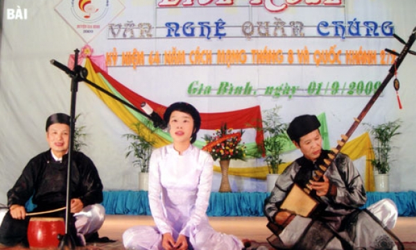 Di sản ca trù trên quê hương Quan họ