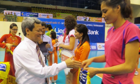 Khai mạc Giải Bóng chuyền nữ quốc tế Cup Lienvietpostbank 2013