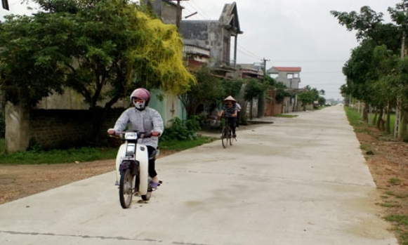 Phú Hòa, điểm sáng phát triển giao thông nông thôn