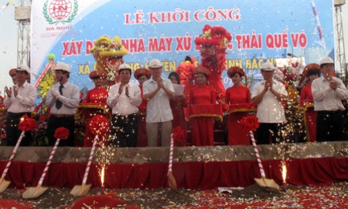 Khởi công xây dựng nhà máy xử lý rác thải Phù Lãng