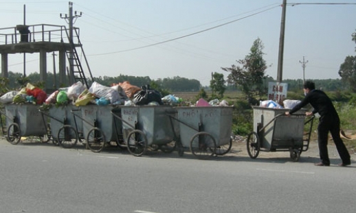 Thuận Thành khắc phục khó khăn trong thu gom rác thải