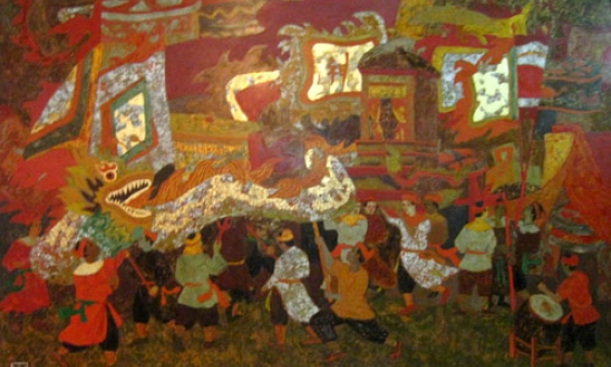 Vẽ bằng niềm đam mê