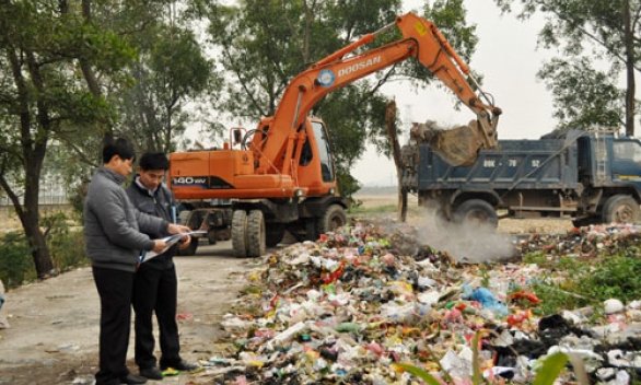 Khởi công xây dựng khu xử lý rác sinh hoạt huyện Gia Bình