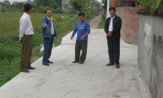 Về Nghĩa Đạo nghe chuyện xã hội hóa xây dựng Nông thôn mới