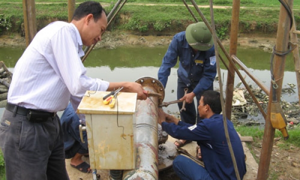 Mùa hè 2014 Bảo đảm đủ nước sạch gắn với mở rộng mạng lưới khách hàng