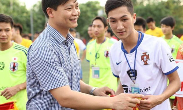 Khai mạc giải bóng đá B-League Bắc Ninh 2014 tranh cúp Gia Đình Việt