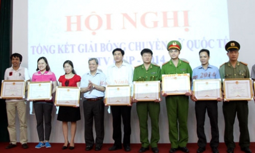 Tổng kết công tác tổ chức Giải Bóng chuyền nữ quốc tế VTV Cup 2014