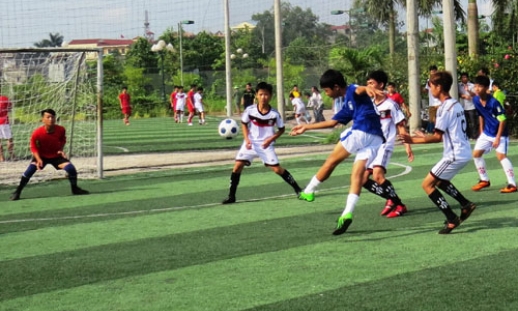  Khai mạc Giải bóng đá thiếu niên và đá cầu tỉnh Bắc Ninh 2014