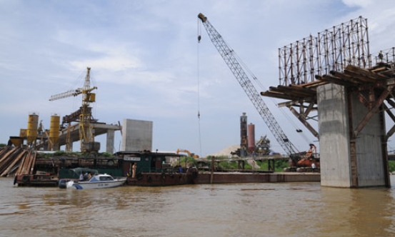 Giá trị xây lắp cầu vượt sông Đuống ước đạt hơn 501 tỷ đồng