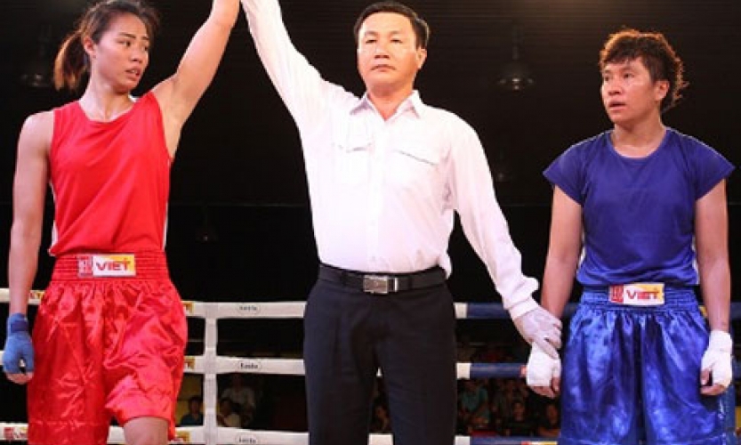 Vương Thị Vỹ giành HCV giải Boxing vô địch Let’s Việt lần thứ II năm 2014