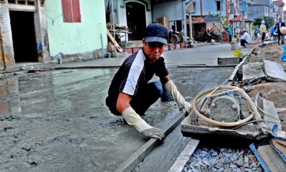 Tiên Du: Thi công 26 công trình giao thông ở các xã, thị trấn