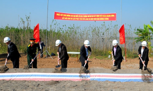 Xây dựng bến khách ngang sông Kinh Dương Vương- Phật Tích