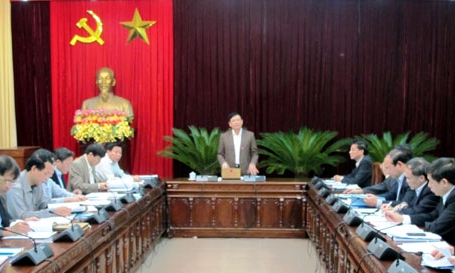 Thường trực Tỉnh ủy đánh giá kết quả 4 năm triển khai chương trình xây dựng Nông thôn mới