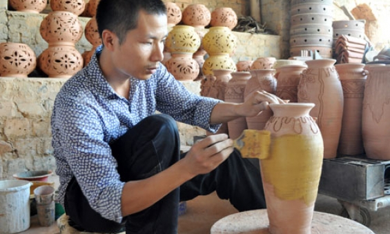Nhãn hiệu tập thể Gốm Phù Lãng vẫn chưa được phát huy
