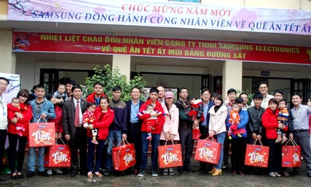 Đưa gần 6 nghìn công nhân về quê đón Tết Nguyên Đán Ất Mùi