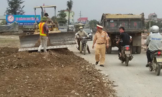 Kiểm tra công tác bảo đảm trật tự ATGT tại các địa phương