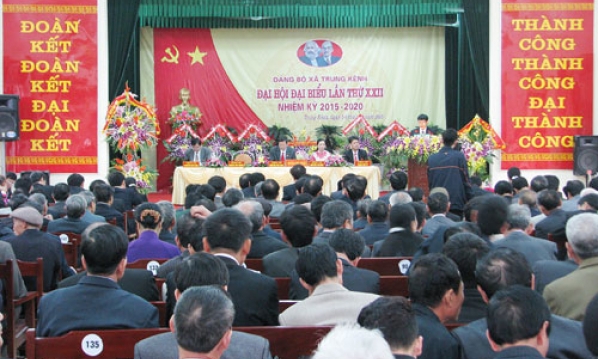 Kinh nghiệm từ Đại hội điểm Đảng bộ cơ sở