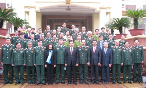 Gặp mặt tướng lĩnh Quân đội, Công an quê hương Bắc Ninh dịp đầu xuân Ất Mùi 2015