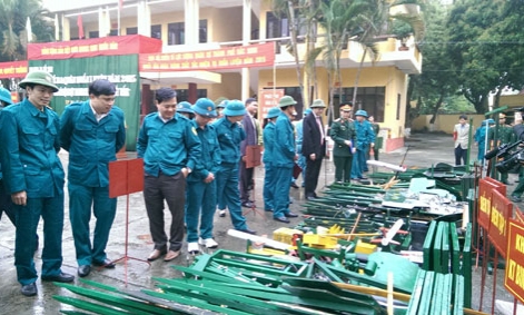 Ban CHQS thành phố Bắc Ninh ra quân huấn luyện năm 2015