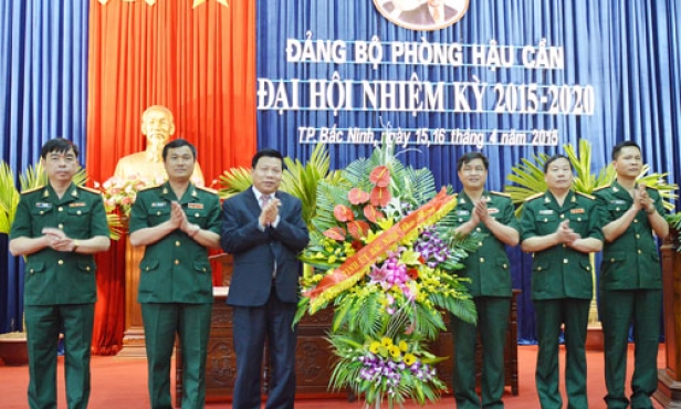 Đại hội Đảng bộ Phòng Hậu cần thuộc Đảng bộ Quân sự tỉnh